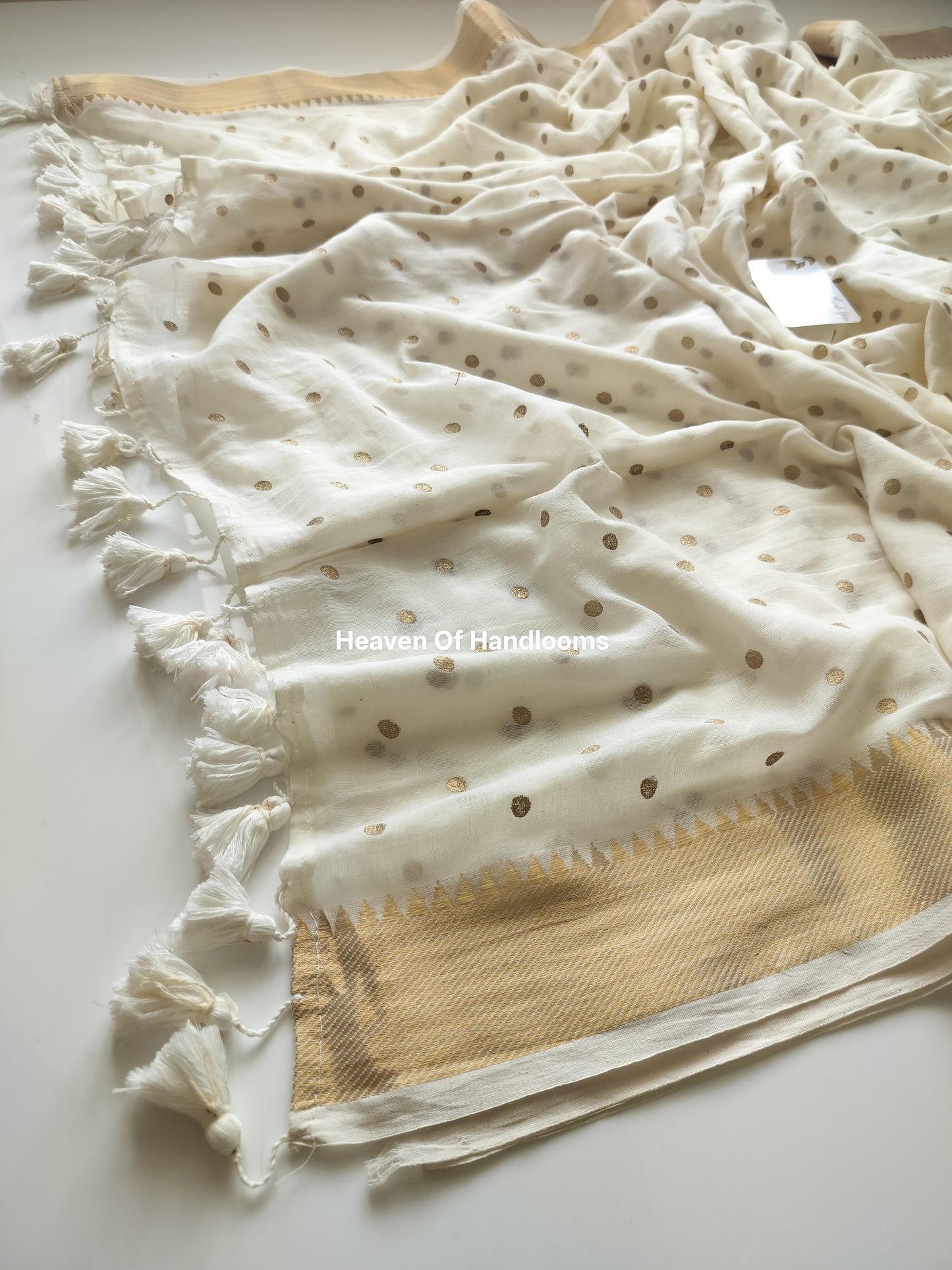 Onam-Vishu Saree -Temple Polka
