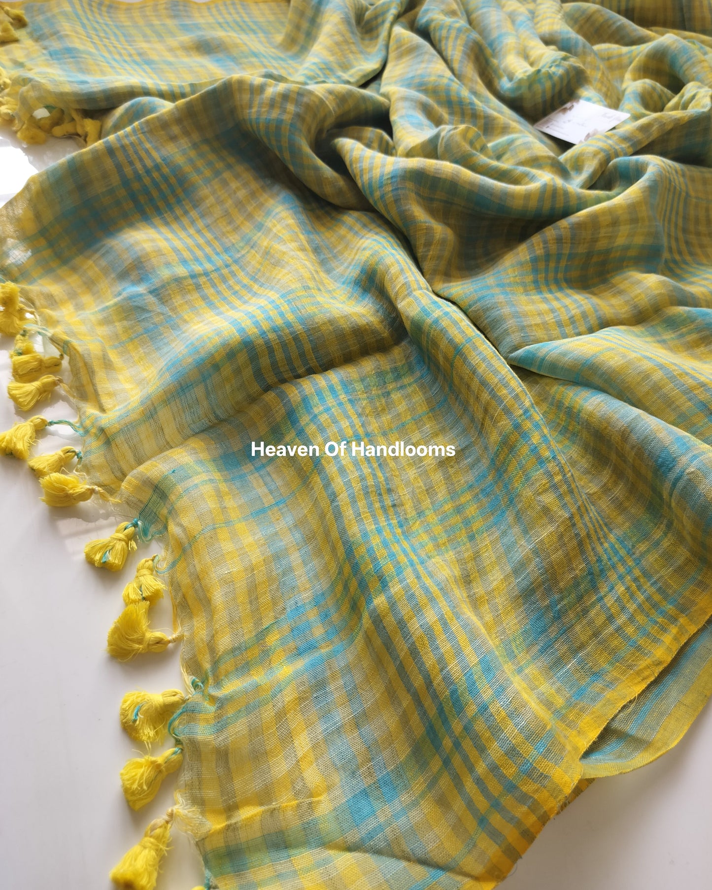Linen by Linen - Classic Yellow Blue