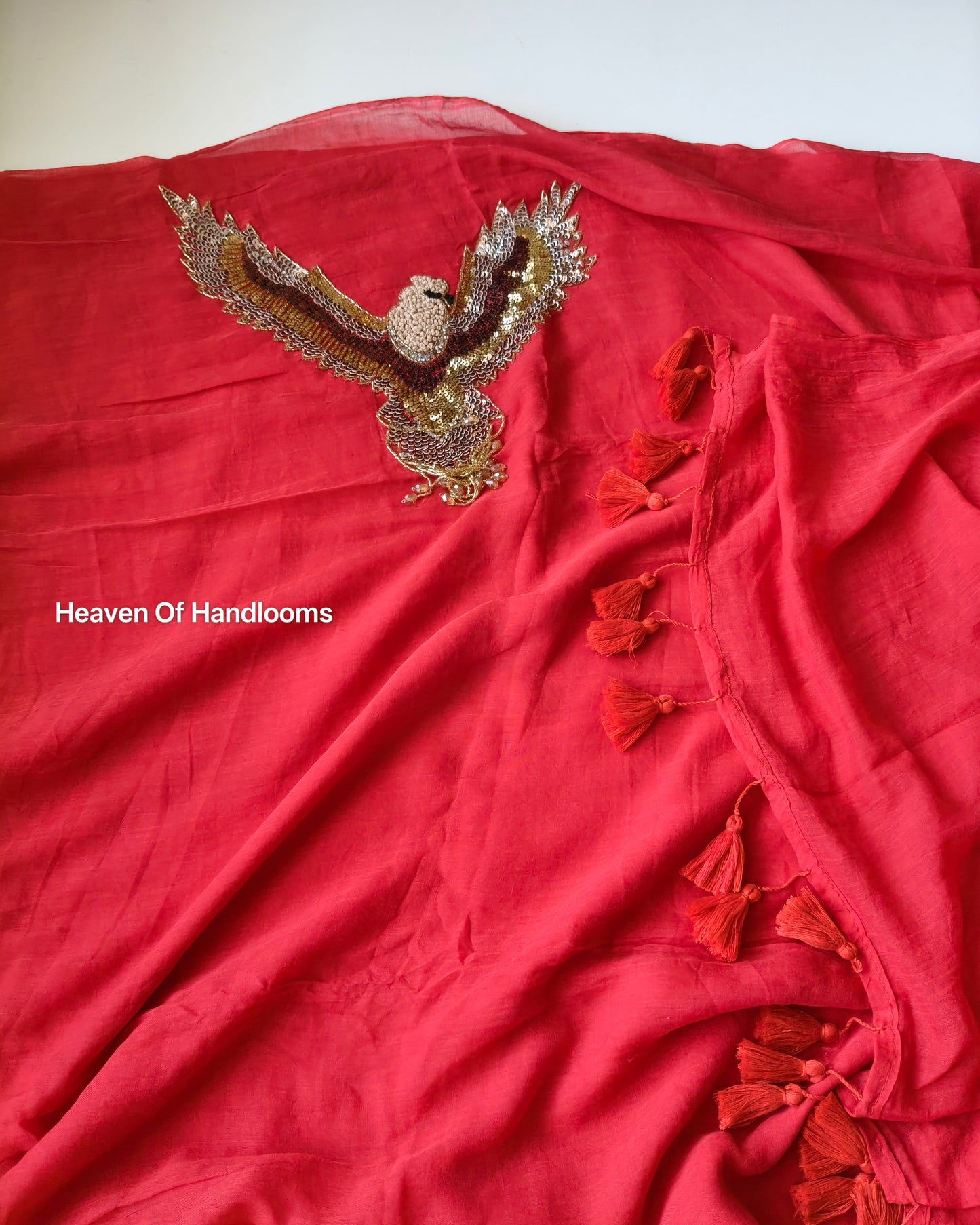 Premium Hand Stitch - Red Eagle