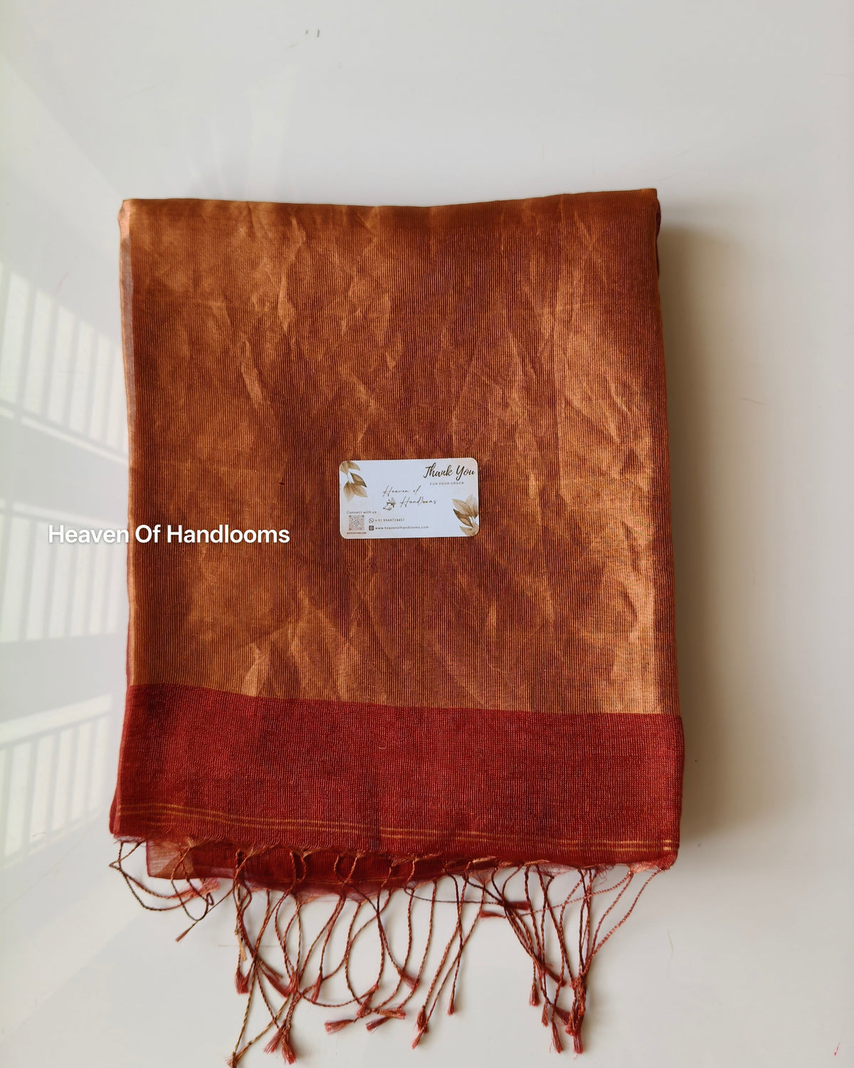Linen by Silk - Crimson Antique Gold