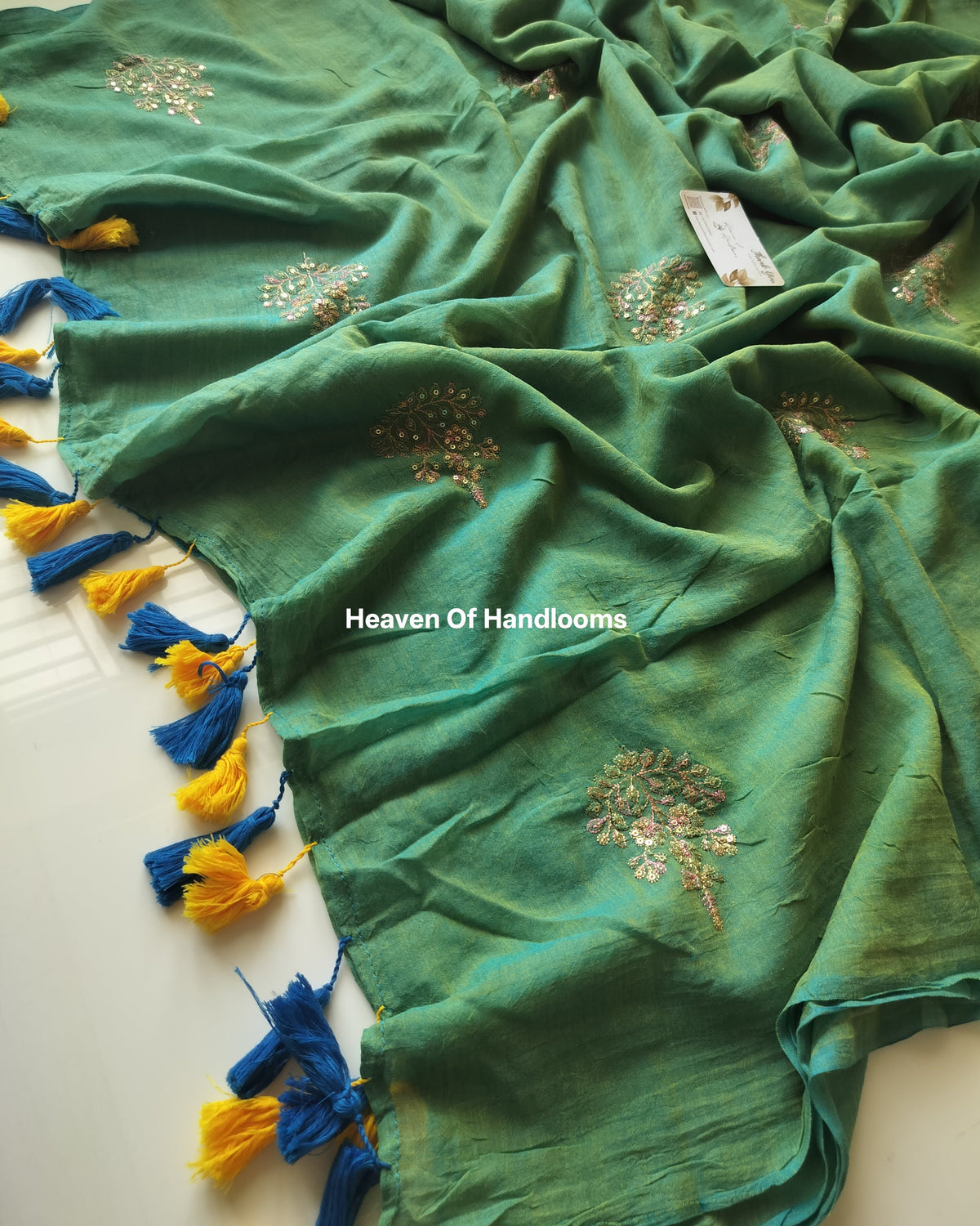 Festive Saree - Dual Floral Seq