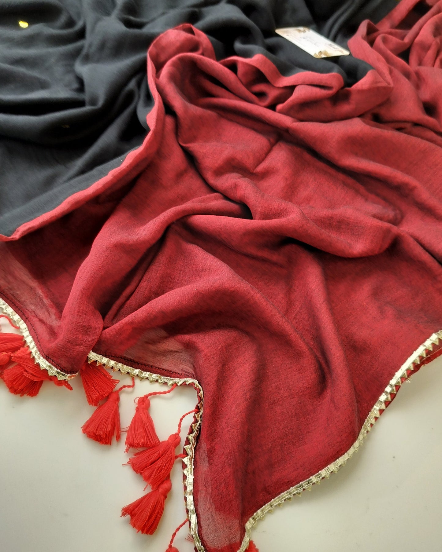 Festive Saree - Half And Half B&R Gini