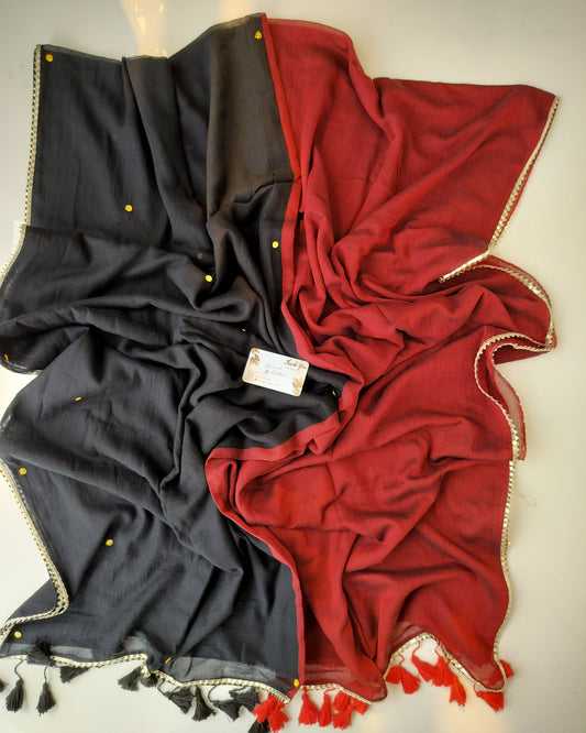 Festive Saree - Half And Half B&R Gini