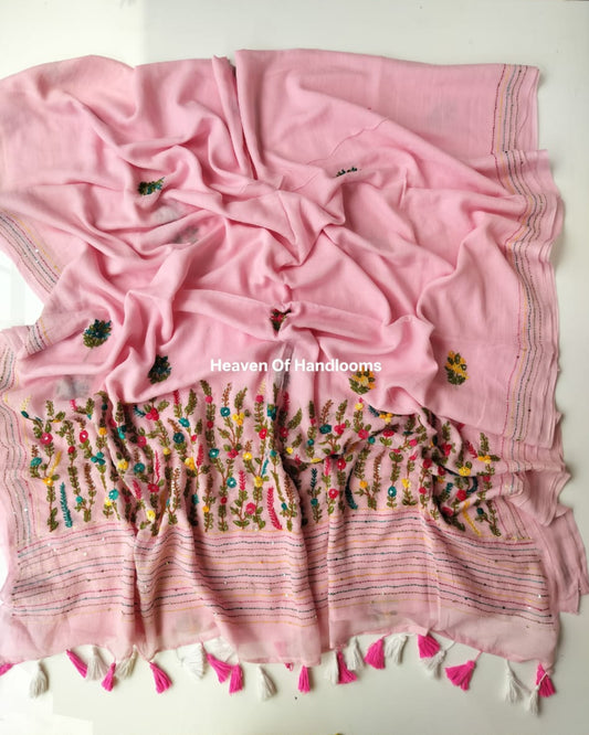Premium Hand Stitch - Pink Bullion