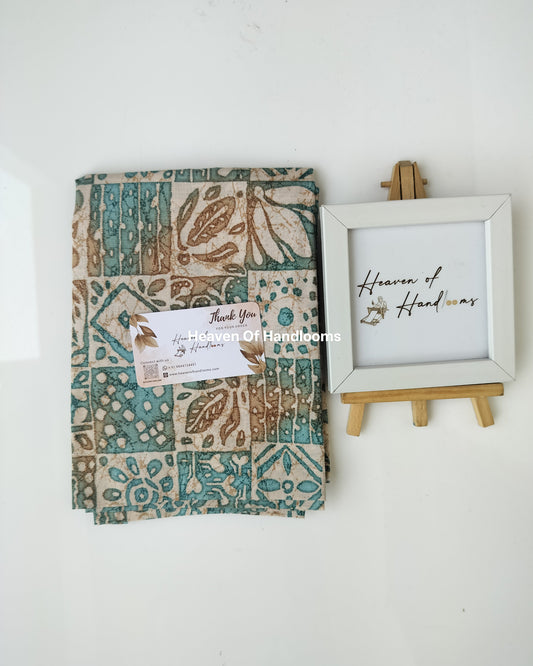 Blouse Material - Box Print