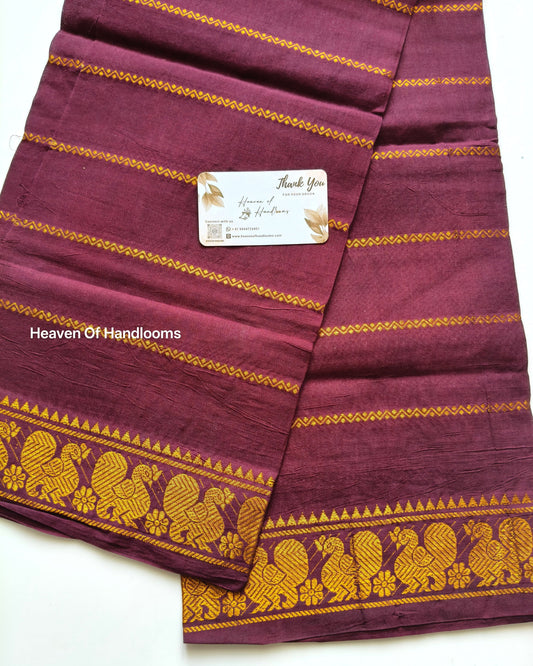 Blouse Material -Maroon Velthari