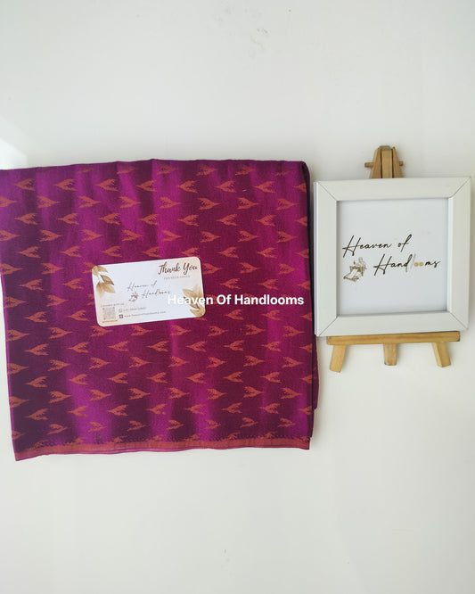 Blouse Material - Plum Semi Silk