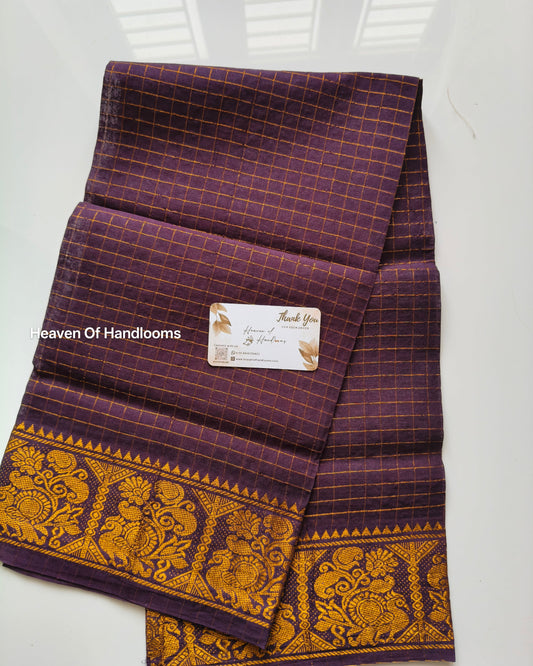 Blouse Material -Poodi Mayil