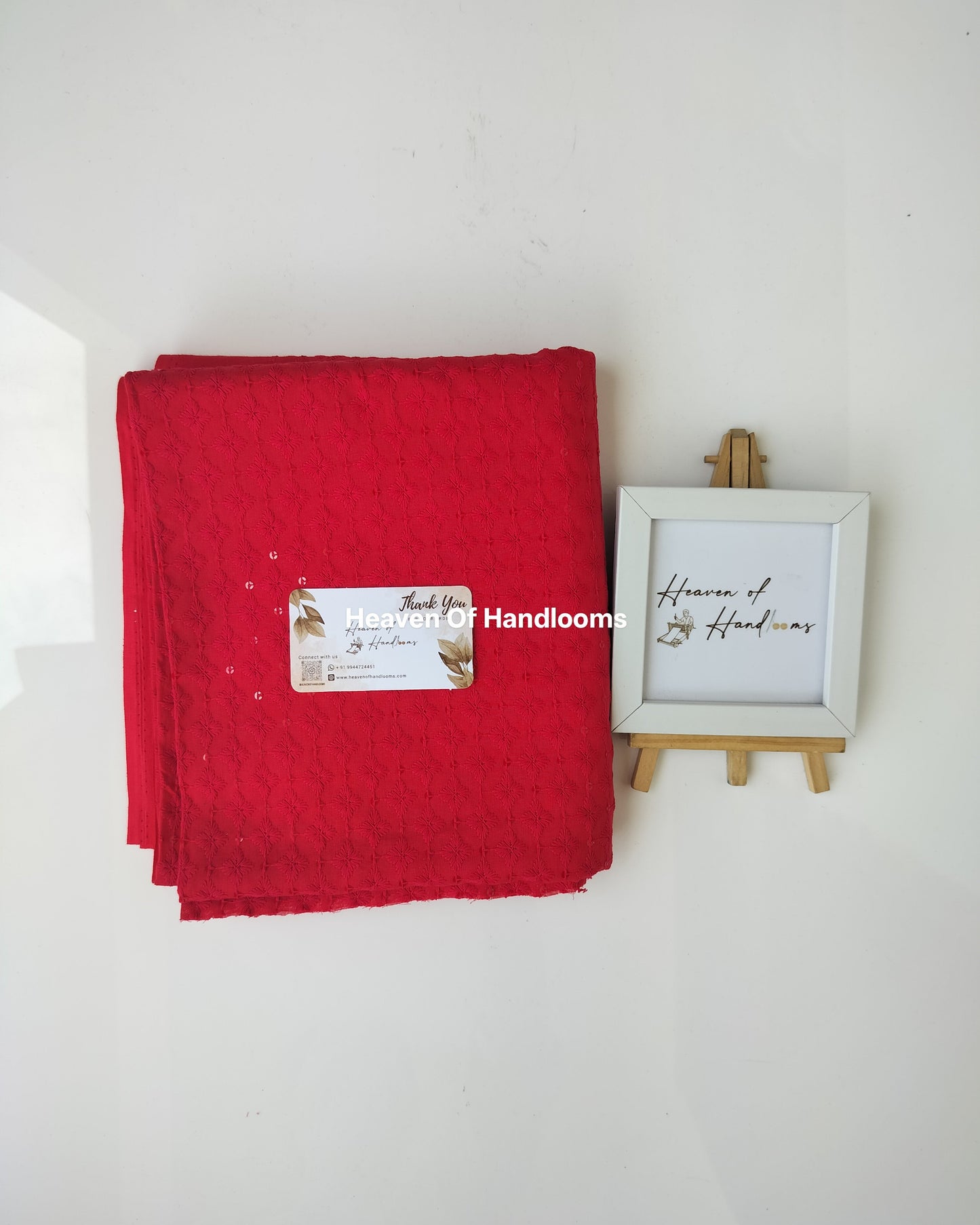 Blouse Material - Ruby Pink Aqaba