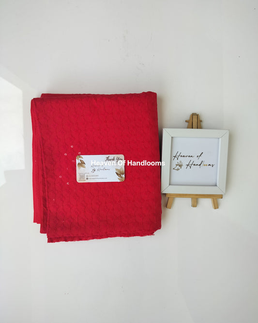 Blouse Material - Ruby Pink Aqaba