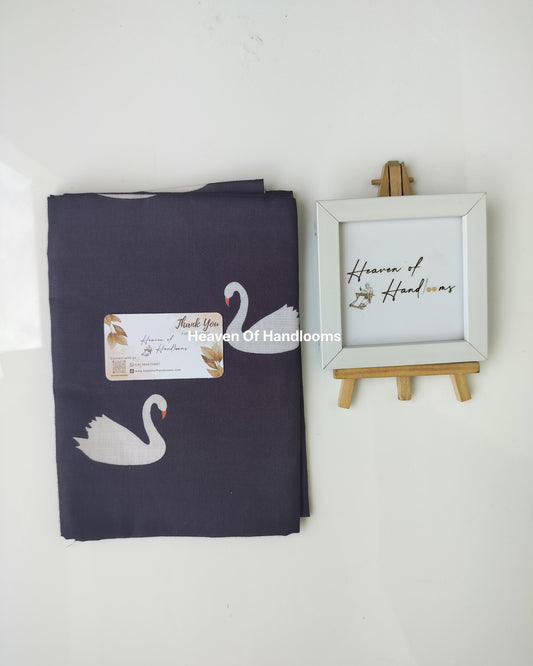 Blouse Material - Swan