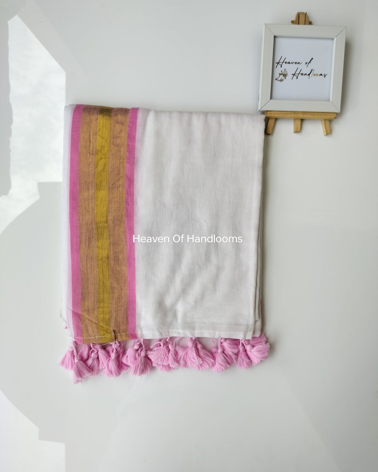 Onam-Vishu Saree - Baby Pink