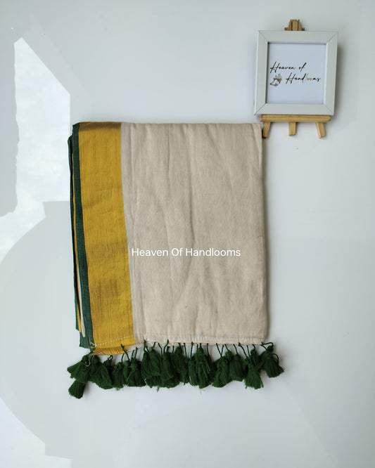 Onam-Vishu Saree - Green
