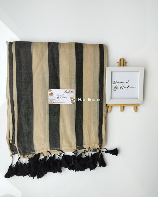 Corporate Choice  - Dark Cream with Black Stripe
