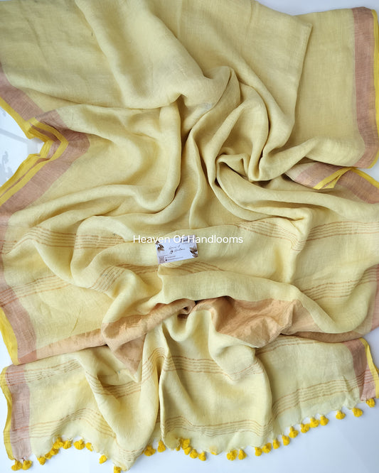 Linen by Linen - Pastal Yellow Check