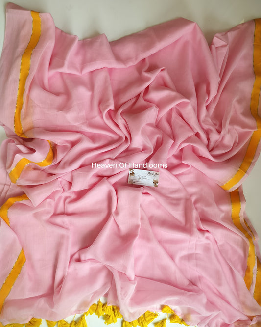 Corporate Choice - Baby Pink with Yellow Border