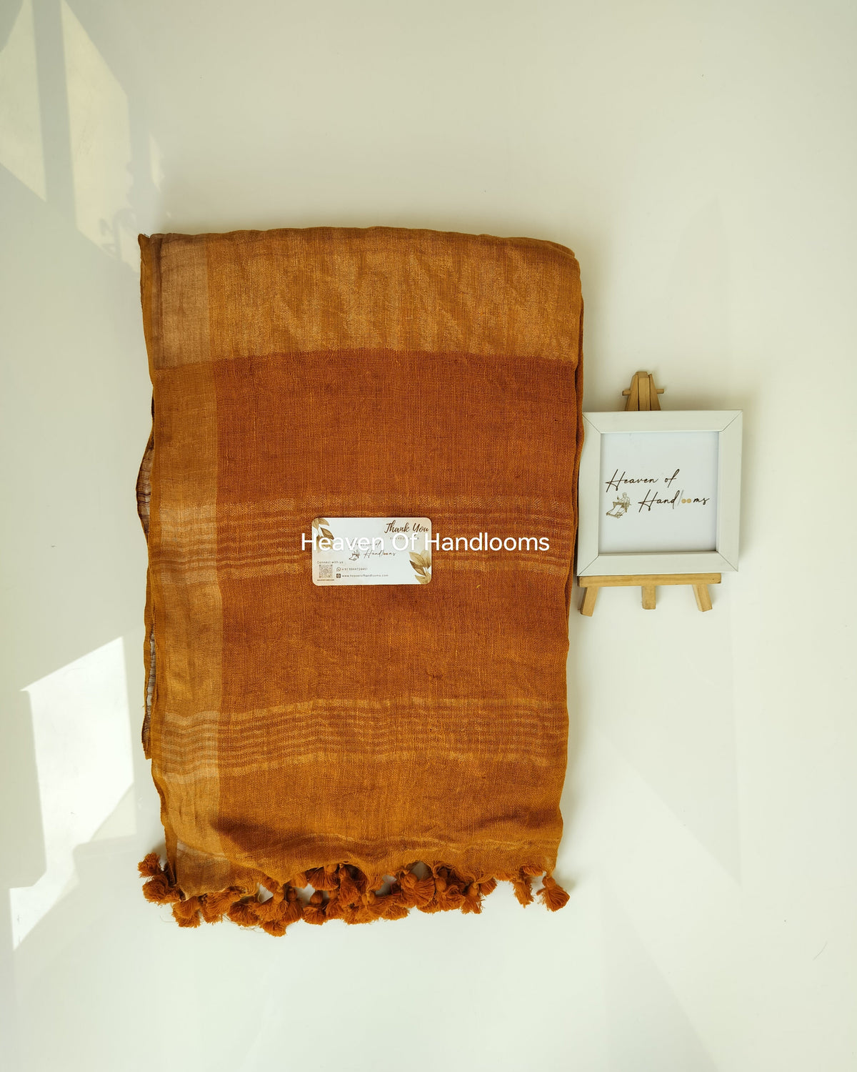 Linen by Linen - Terracotta – Heaven Of Handlooms