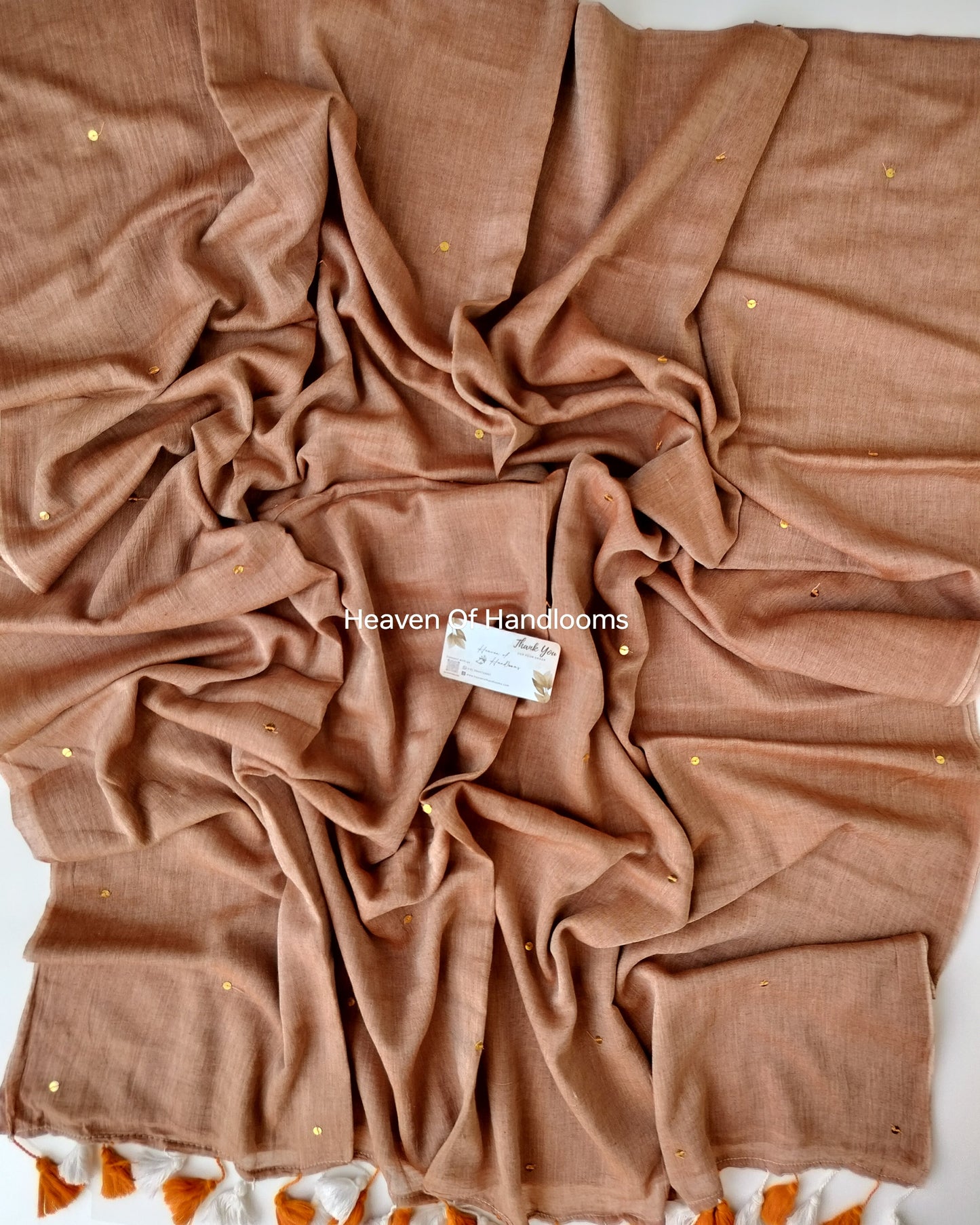 Festive Saree -  Muted Brown Gini