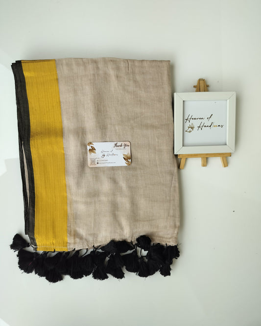 Onam-Vishu Saree - Black Border