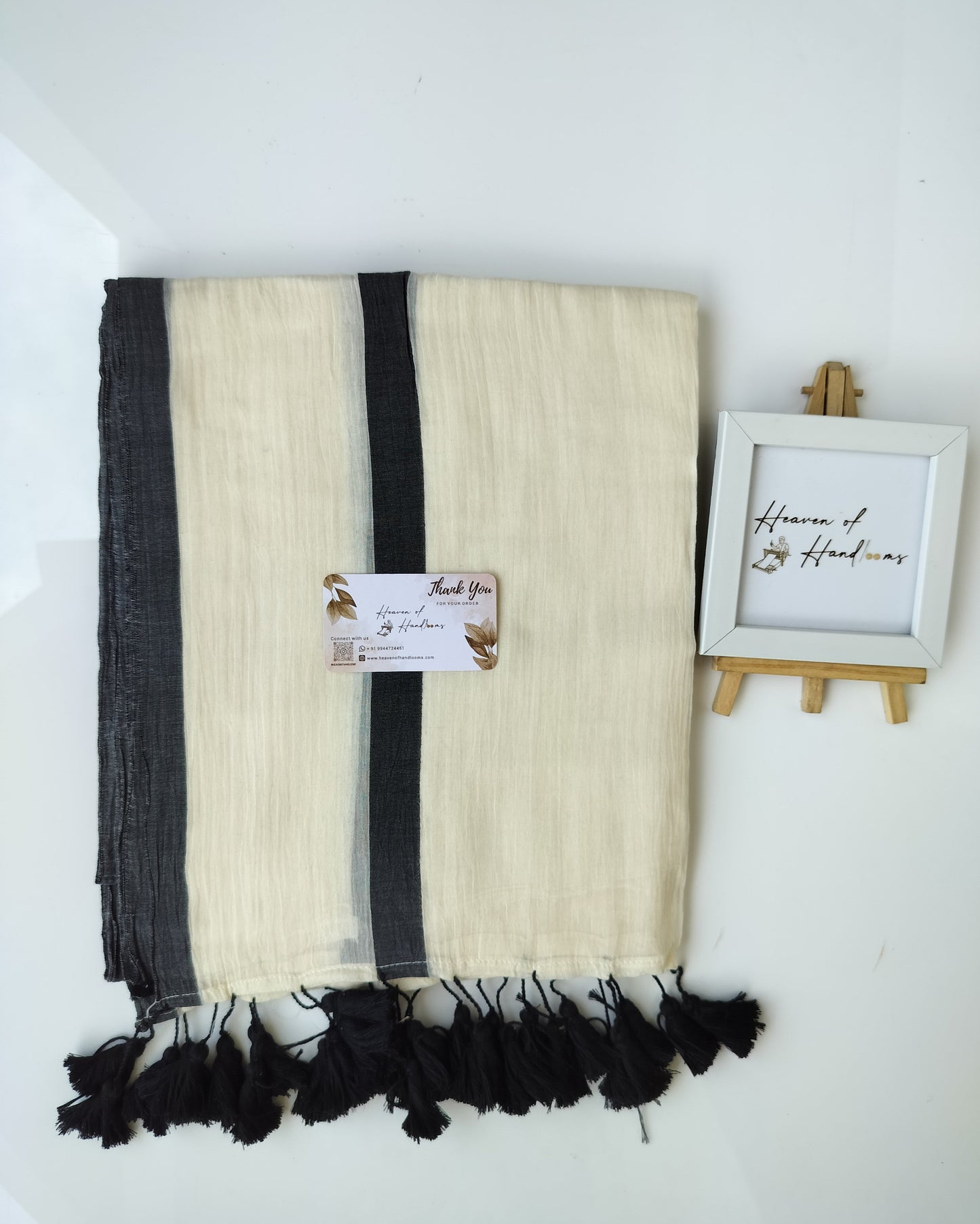 Corporate Choice  - Cream Black Stripe