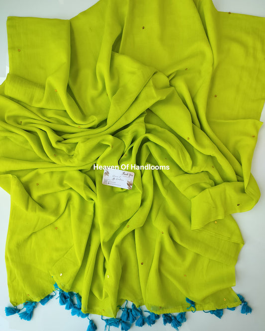 Festive Saree - Neon with Gini