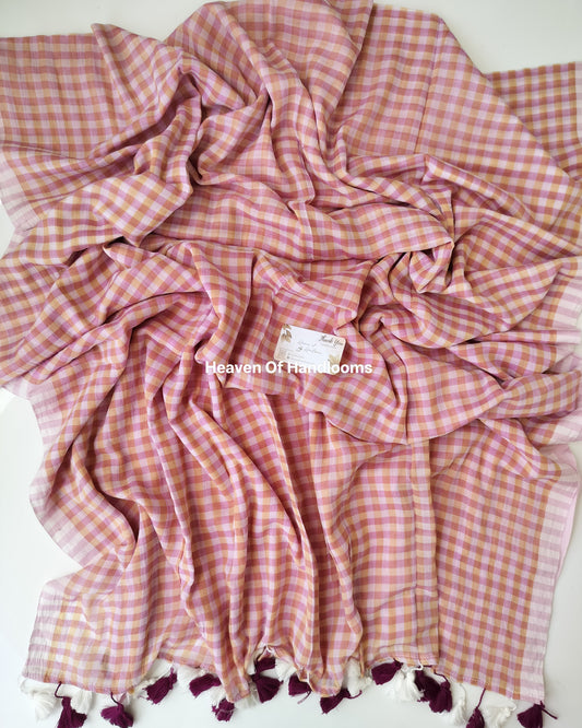 Corporate Choice  - Pale Pink and Beige Check