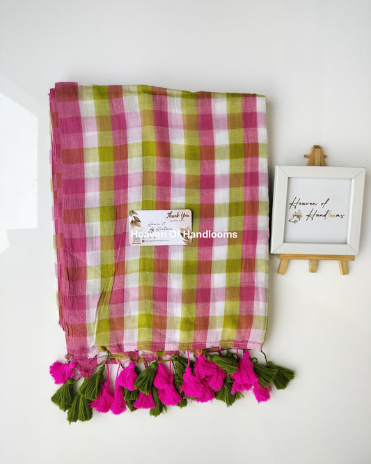 Corporate Choice  -  Green Pink Check