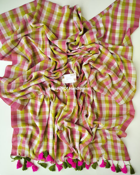 Corporate Choice  -  Green Pink Check