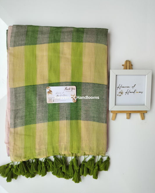 Corporate Choice  - Light Pink Green Check