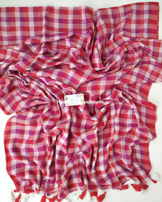Corporate Choice  - Red Purple Check