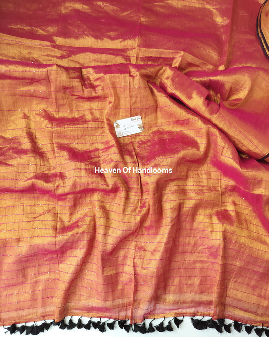 Festive Saree - Tissue Jonaki