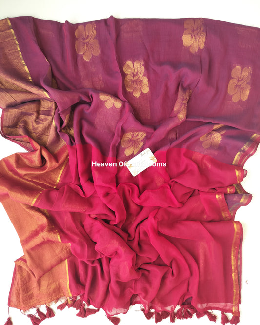 Festive Saree - Mulberry Sembaruthi