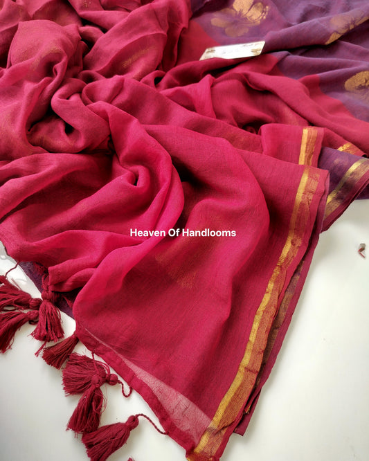 Festive Saree - Mulberry Sembaruthi