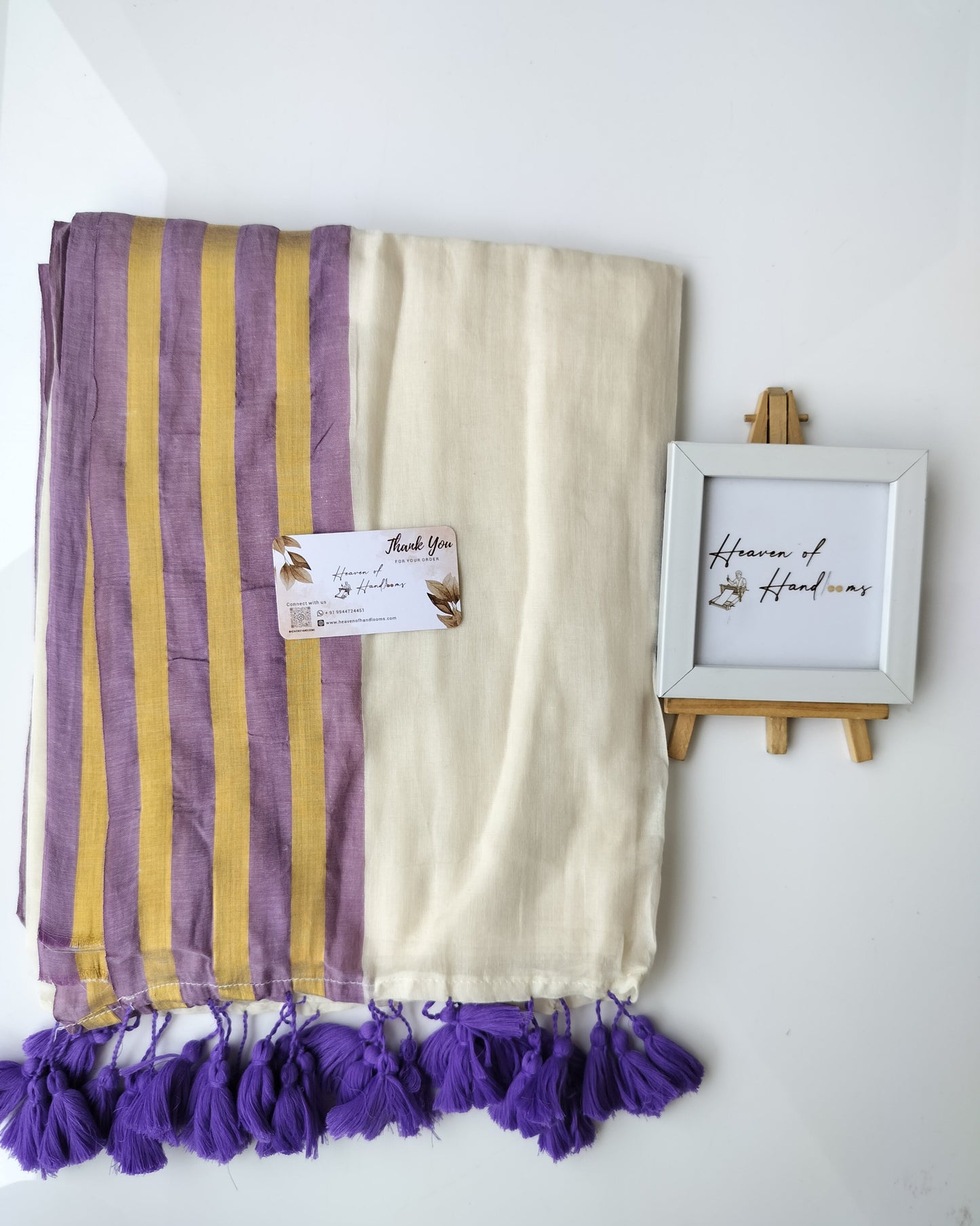 Onam-Vishu Saree - Purple Tri