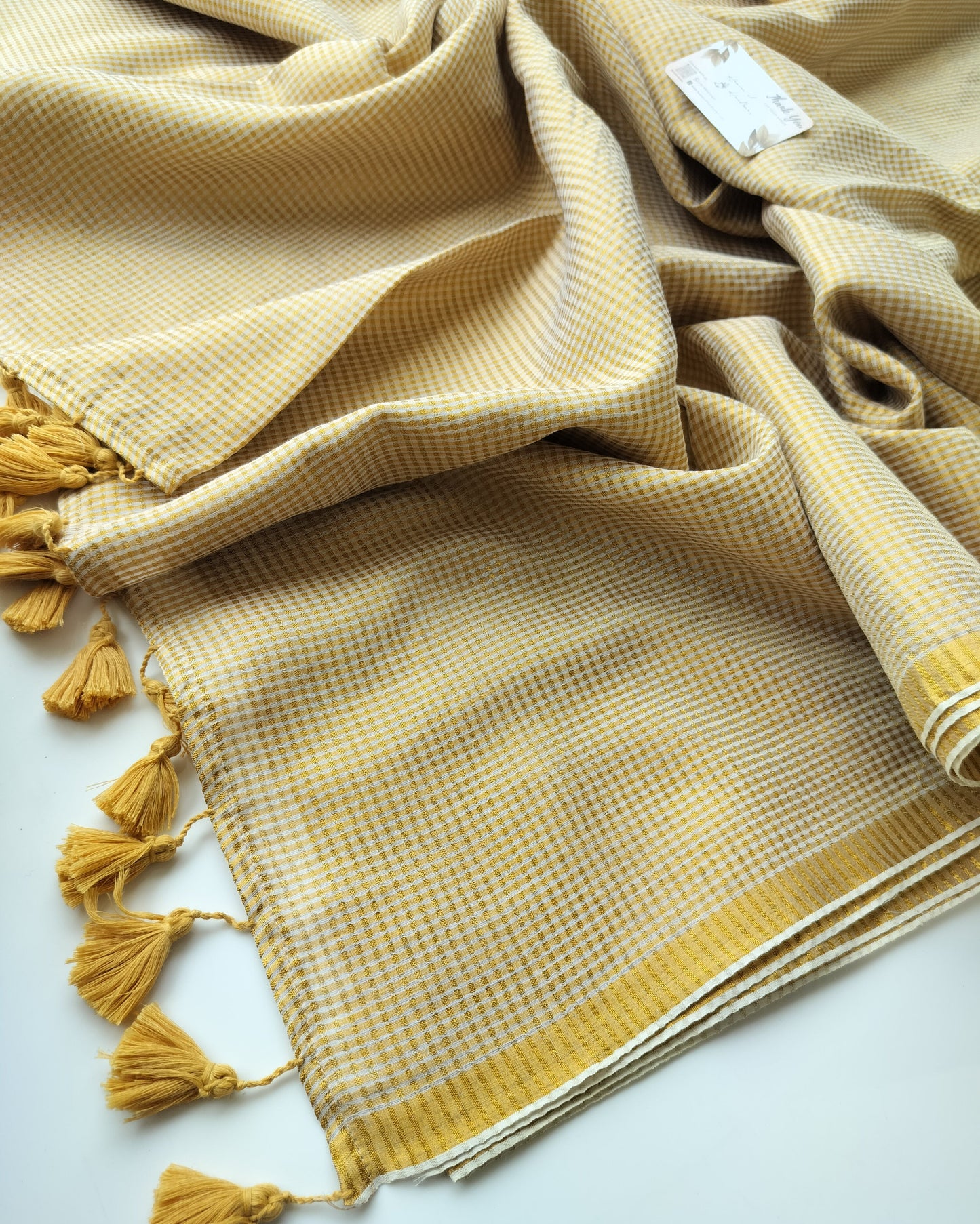 Onam-Vishu Saree - Checked