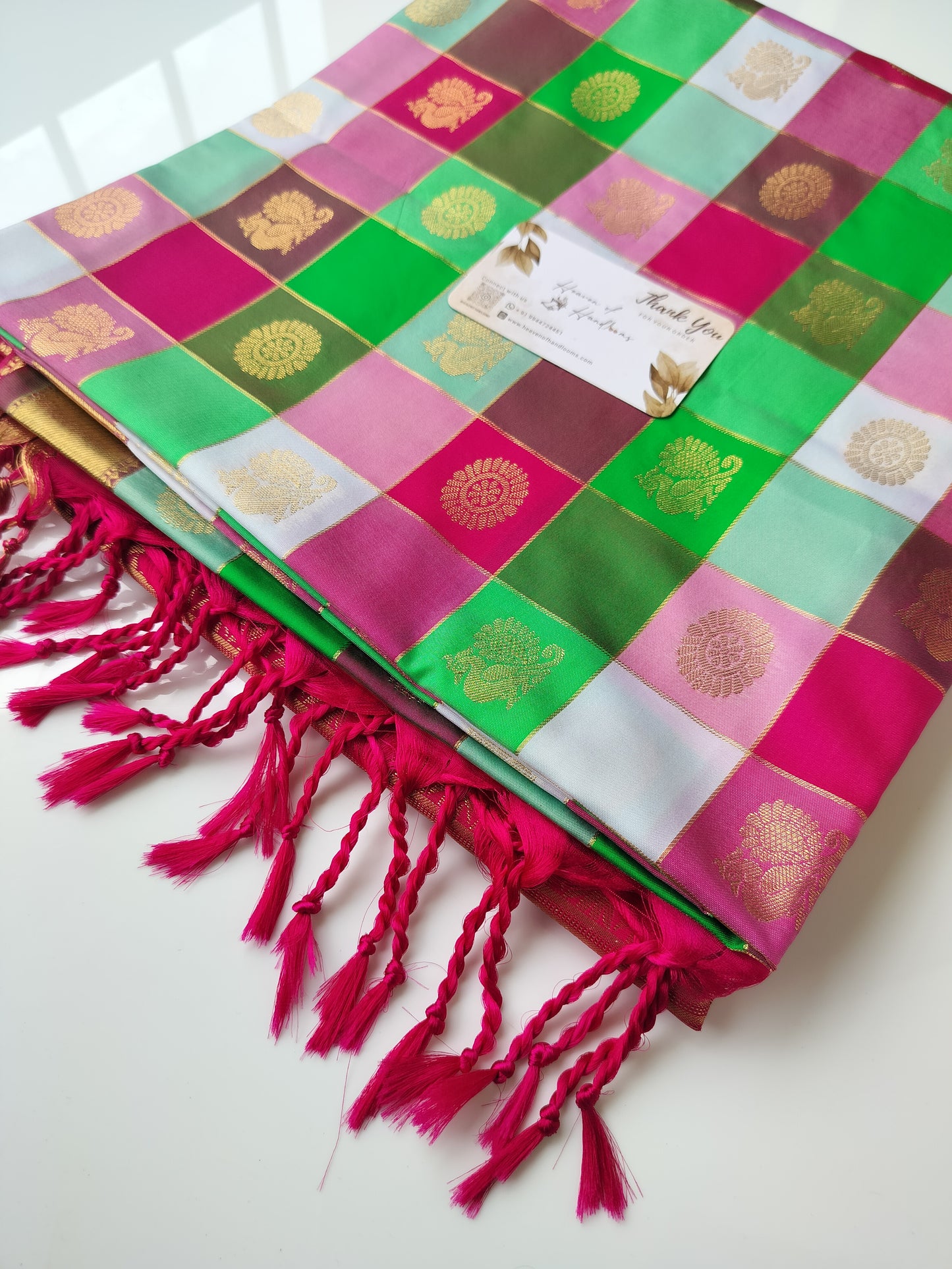Vegan Silk Saree - Palumpalam Butta