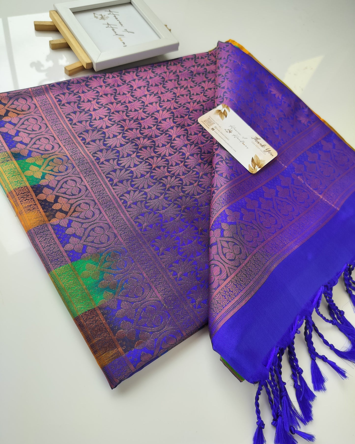 Vegan Silk Saree - Palumpalam Vintage  Butta