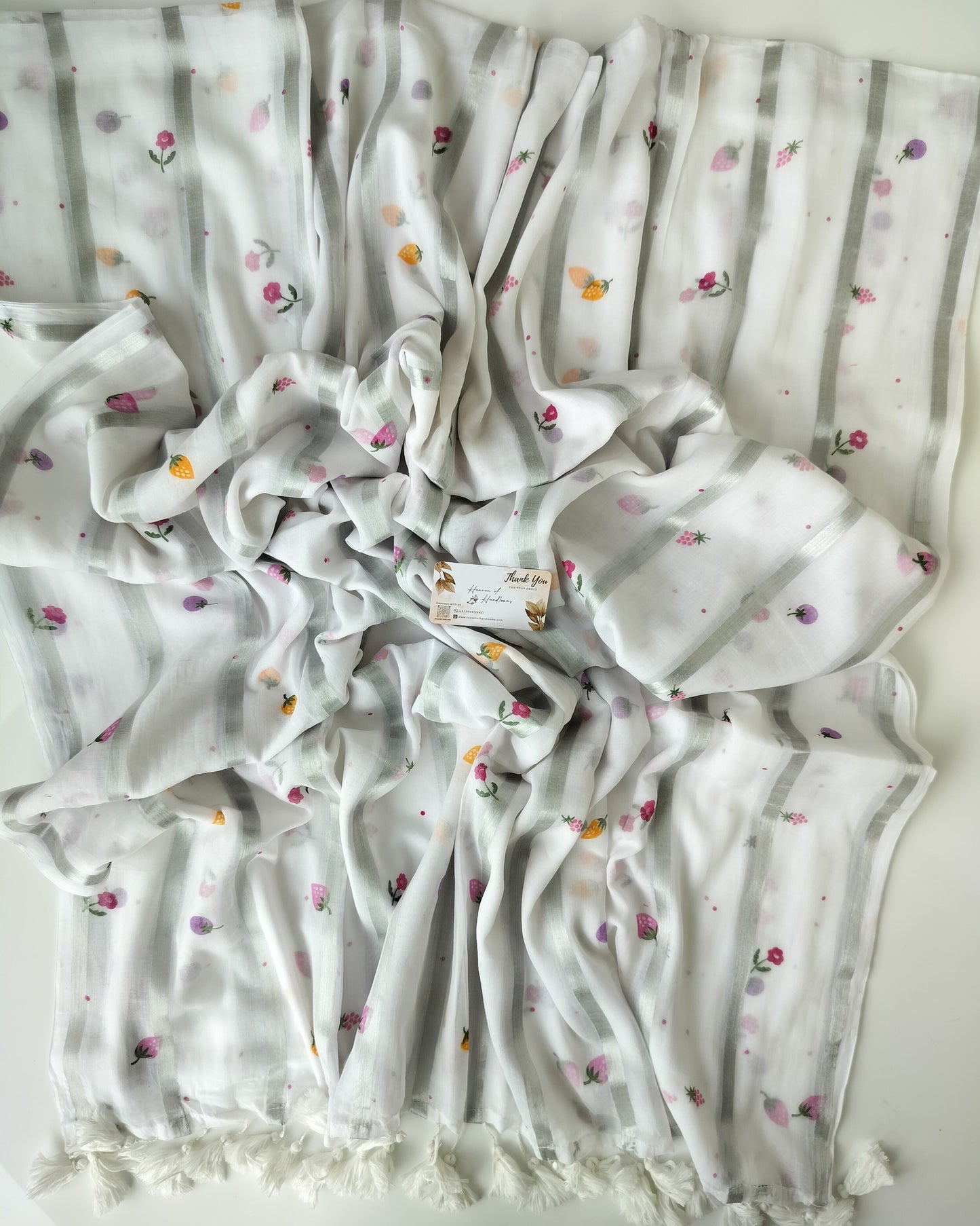 Printed Saree - Garden