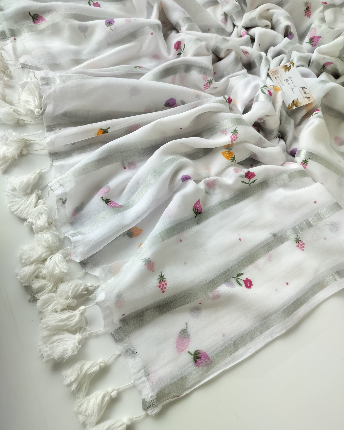 Printed Saree - Garden