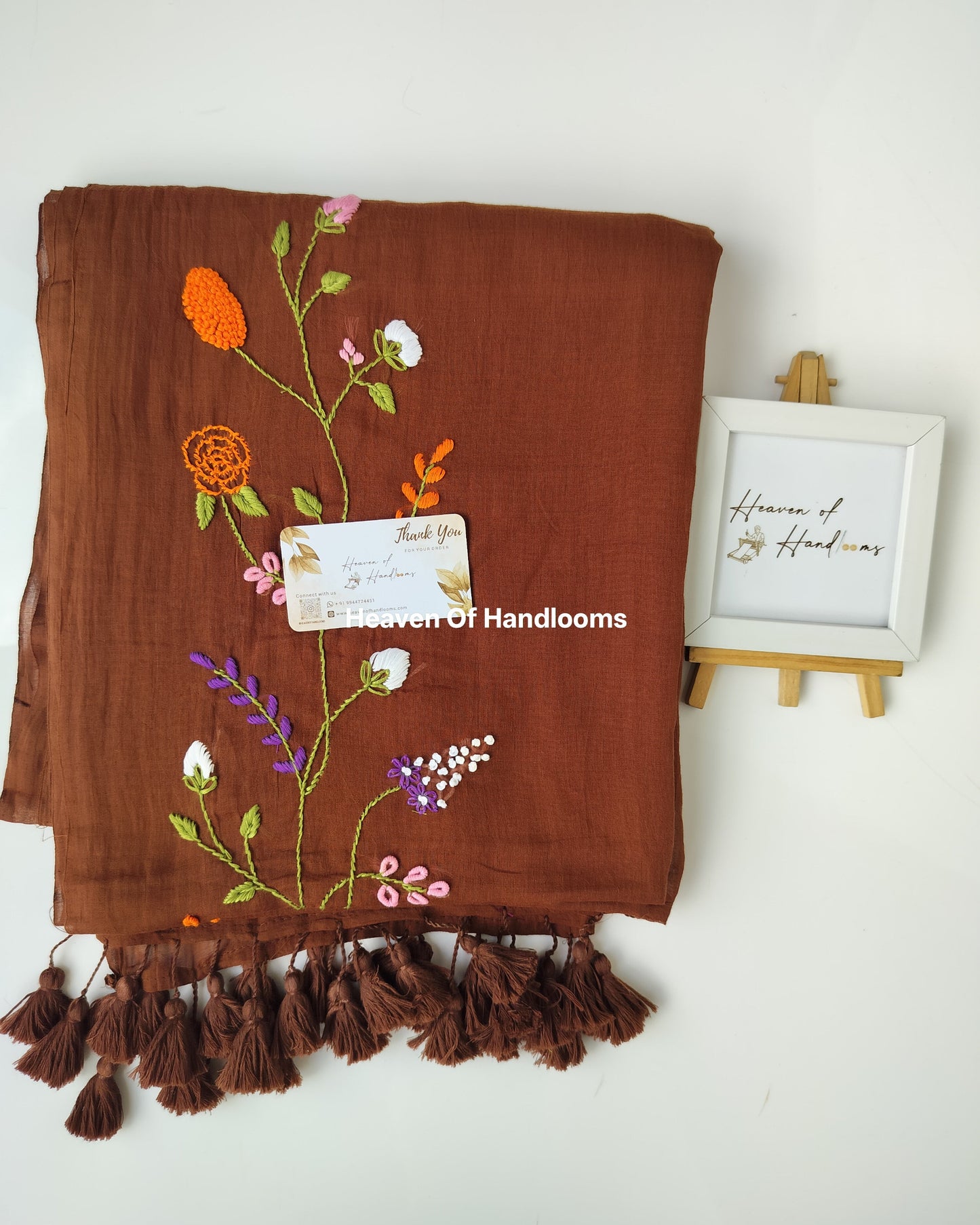 Premium Hand Stitch - Brown Spring