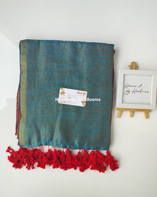 Festive Saree - Shiny Ruby