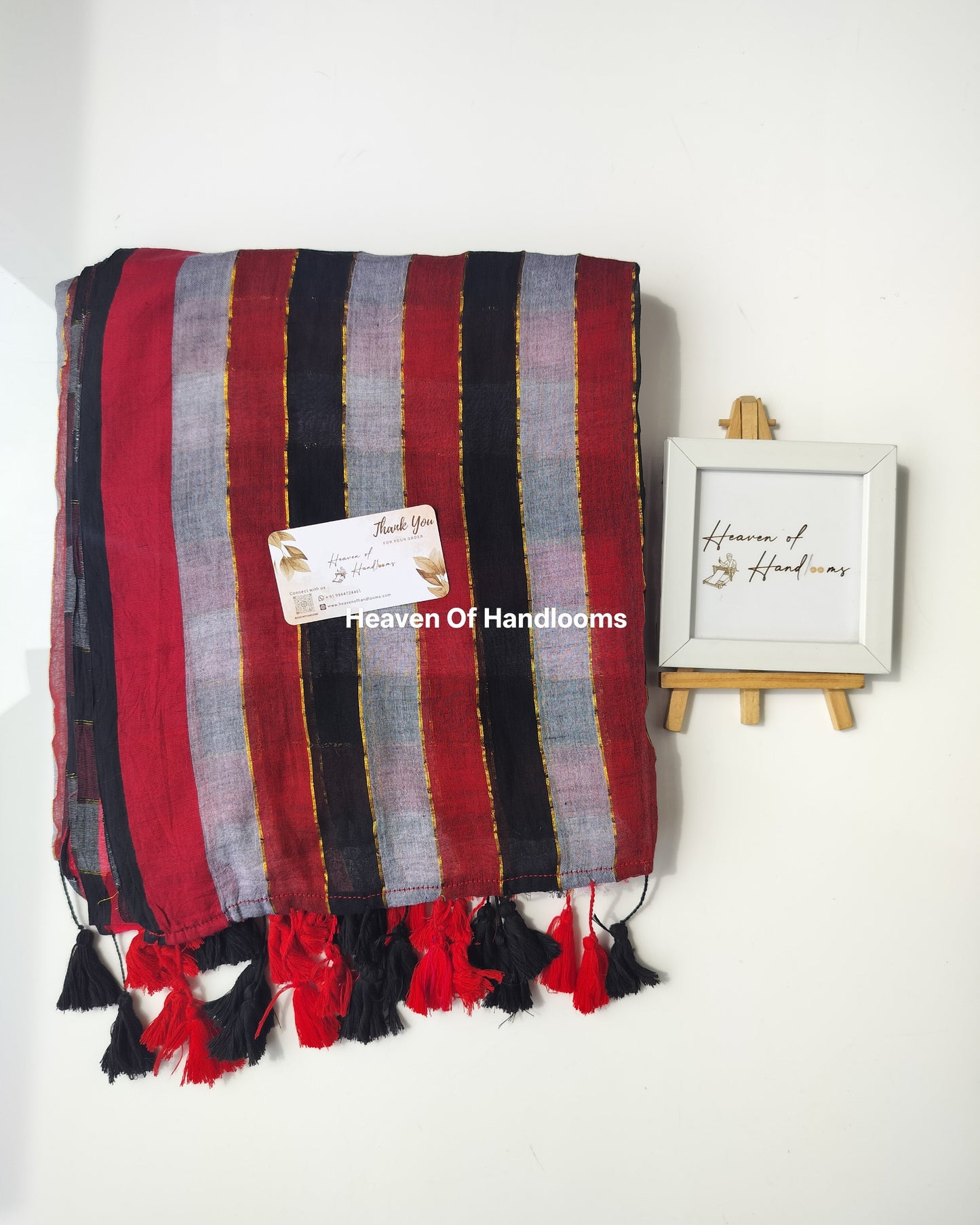 Festive Saree - Red Maroon