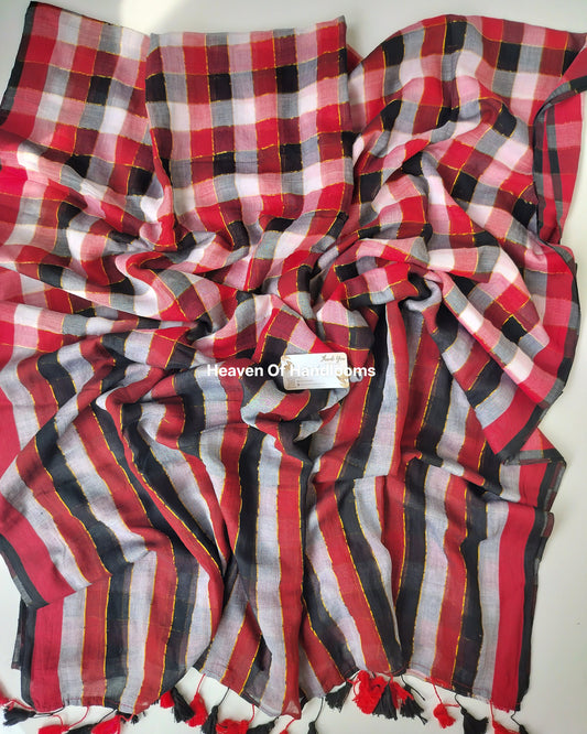 Festive Saree - Red Maroon