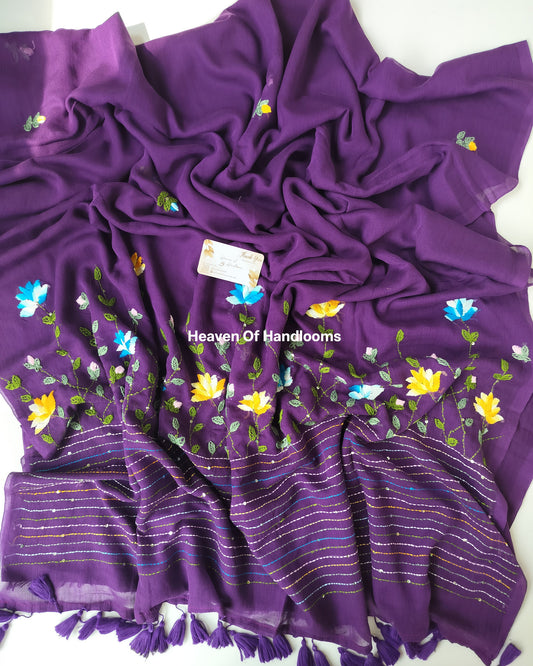 Premium Hand Stitch - Purple