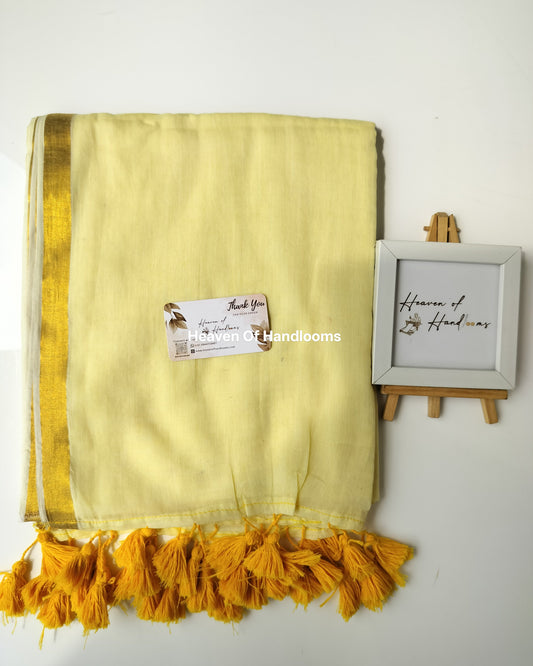 Festive Saree - Patel Yellow Zari