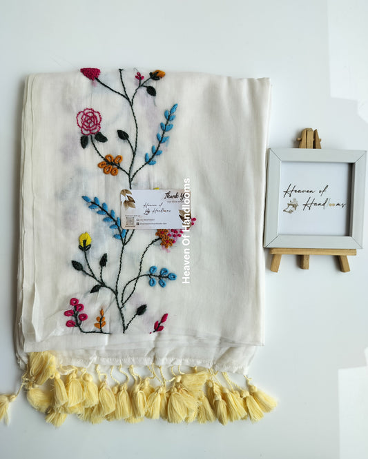 Premium Hand Stitch - Cream  French