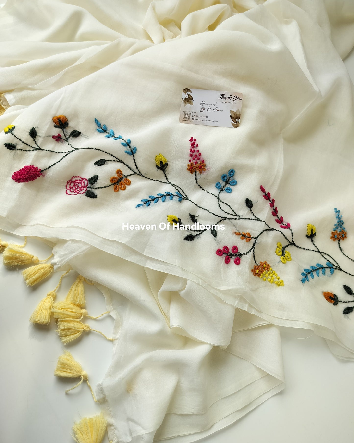 Premium Hand Stitch - Cream  French