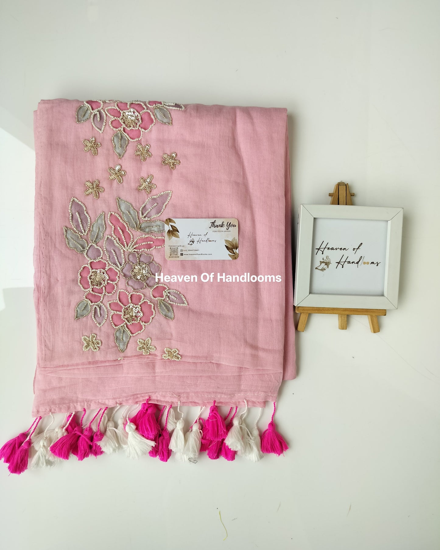 Premium Hand Stitch - Baby pink Katdana