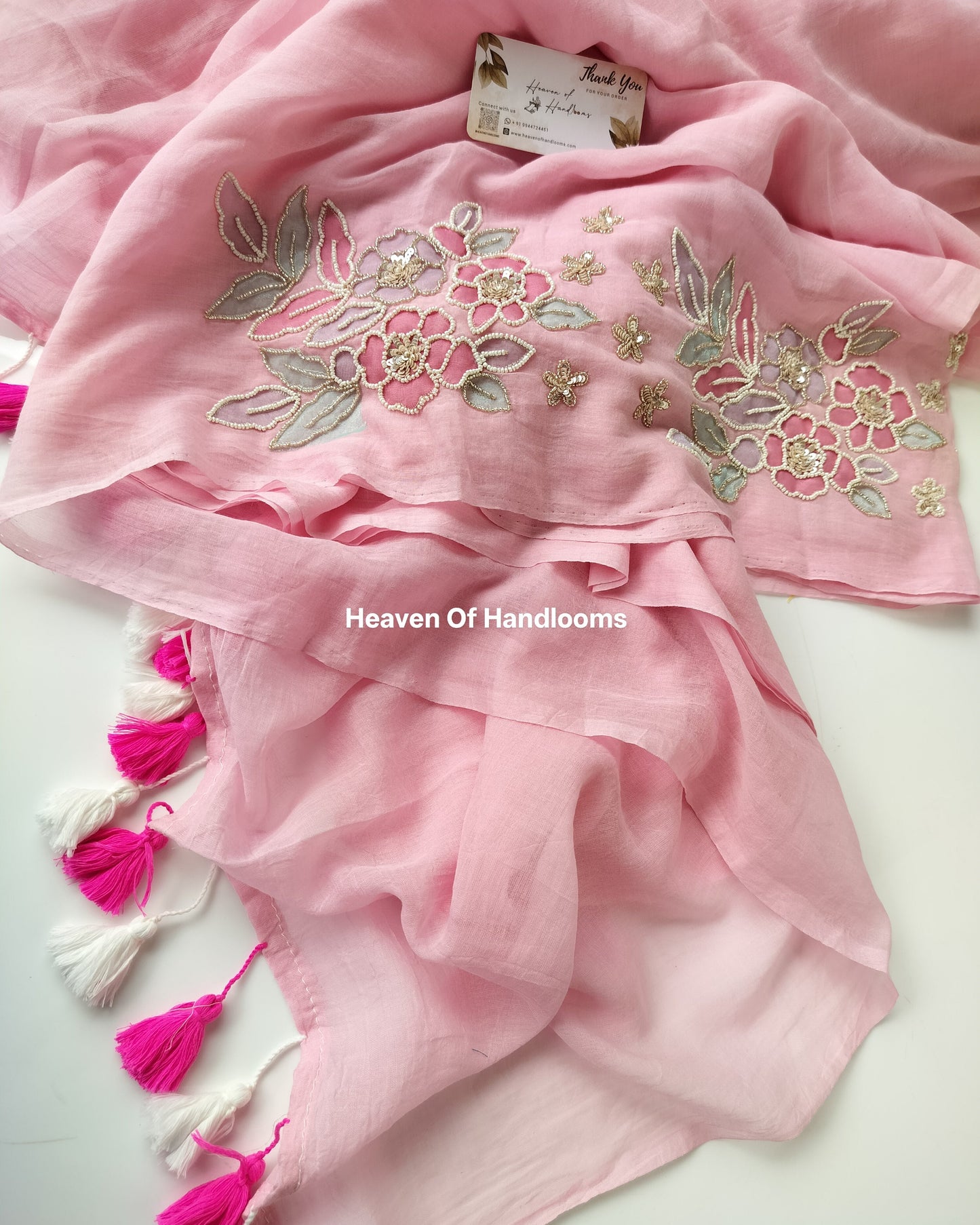 Premium Hand Stitch - Baby pink Katdana