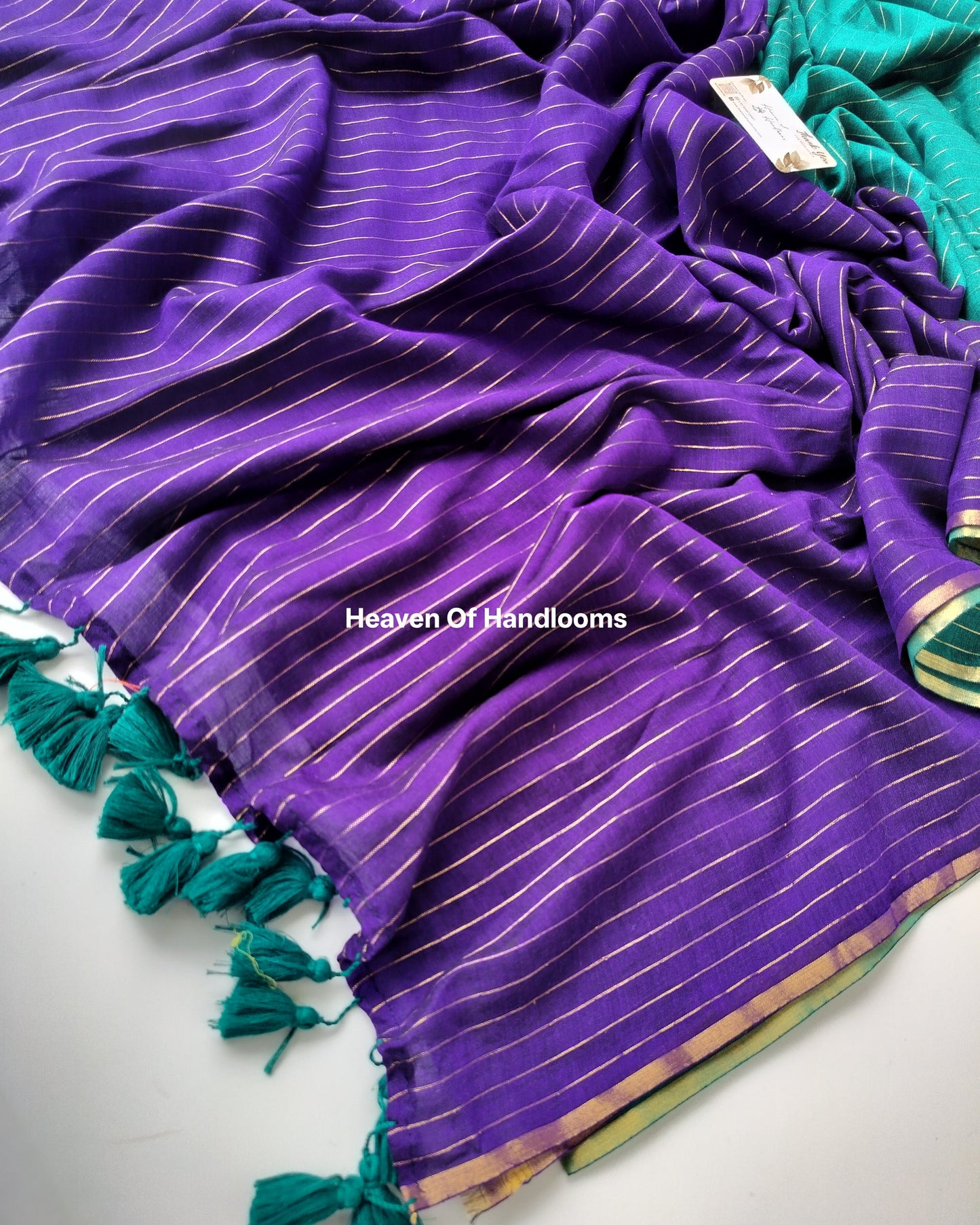Festive Saree -  Vibrant Peacock